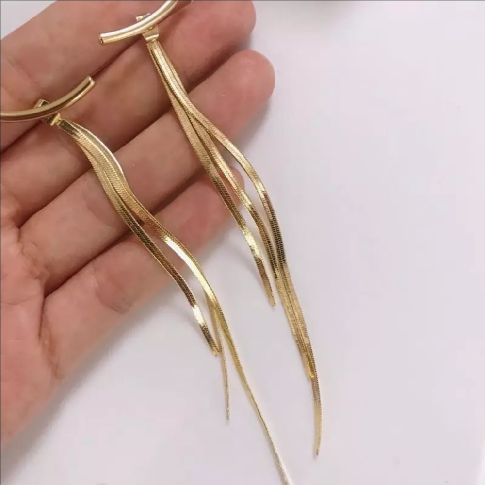 14k Gold Plated Earrings - Picture 3 of 6